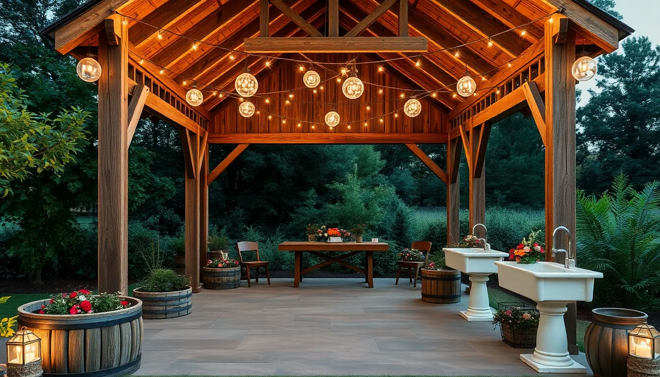 25 Stunning Corn Crib Gazebo Ideas to Transform Your Old Farm Building 14 25 Stunning Corn Crib Gazebo Ideas to Transform Your Old Farm Building 13