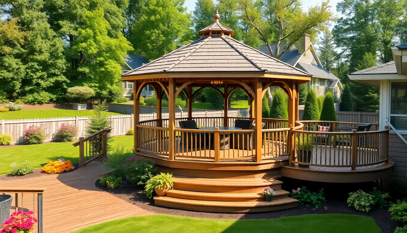 25 Stunning Deck with Gazebo Ideas to Transform Your Backyard (2025 Guide) 14 25 Stunning Deck with Gazebo Ideas to Transform Your Backyard (2025 Guide) 13