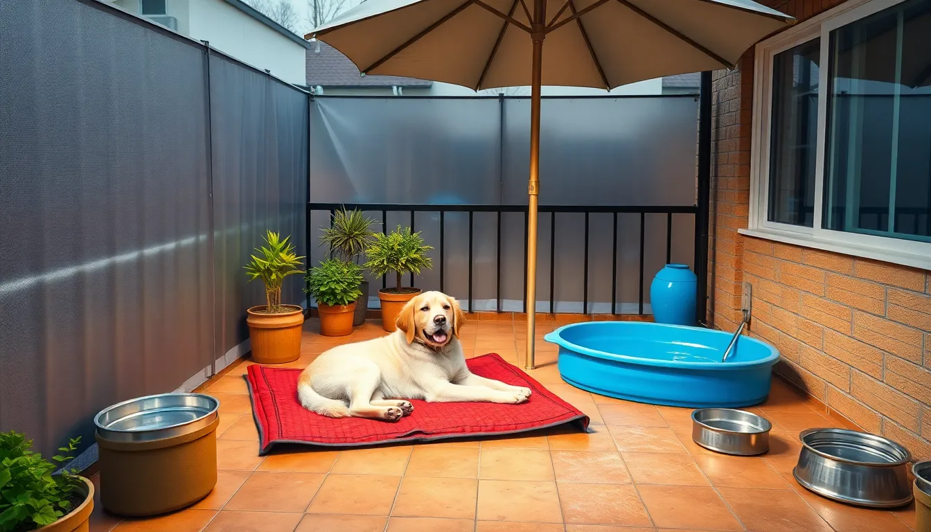 25 Genius Dog Patio Ideas for Your Apartment Balcony (Small Space Solutions!) 14 25 Genius Dog Patio Ideas for Your Apartment Balcony (Small Space Solutions!) 13