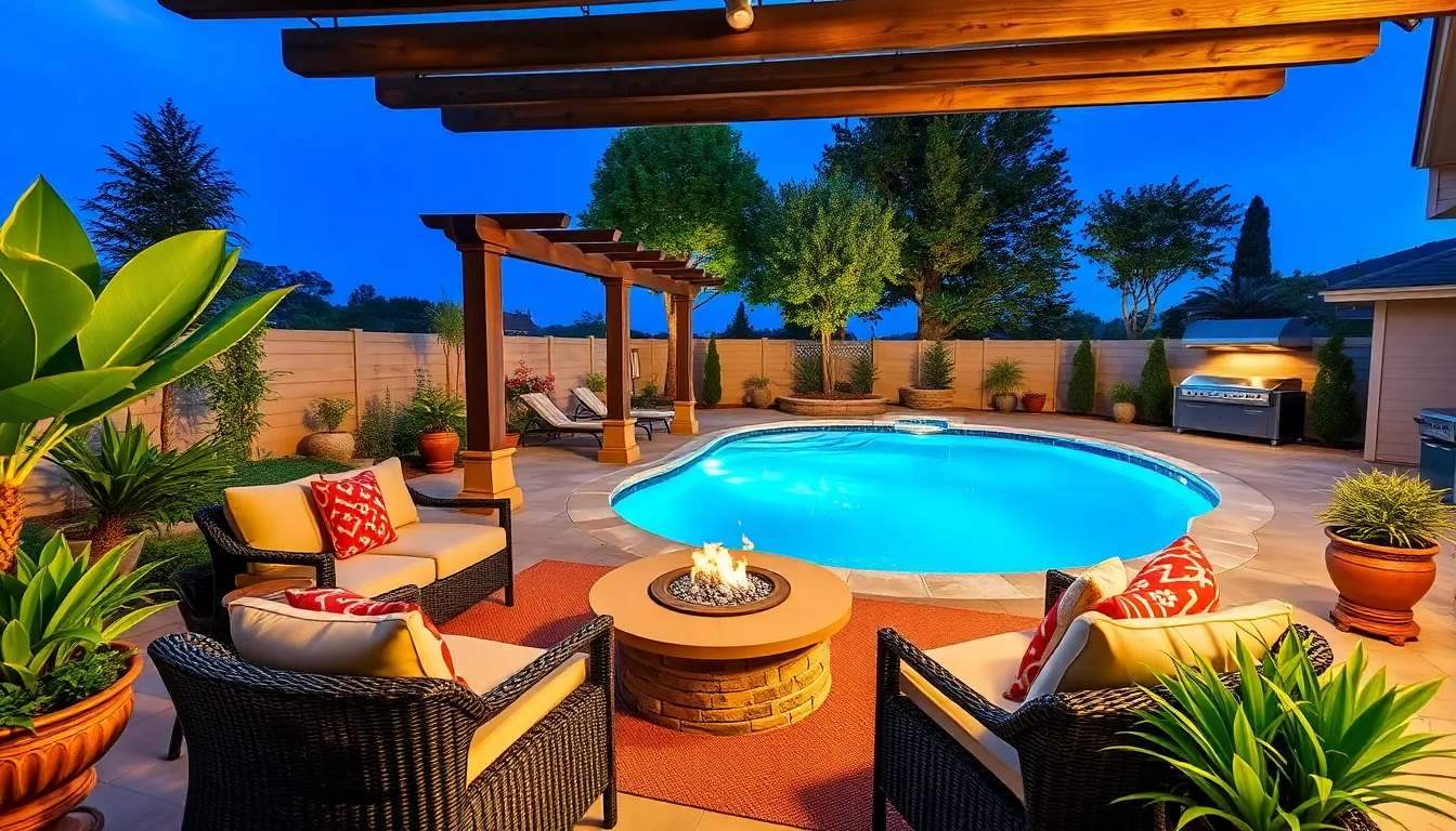 25 Stunning Fiberglass Pool Ideas for Backyards That Will Transform Your Outdoor Space 14 25 Stunning Fiberglass Pool Ideas for Backyards That Will Transform Your Outdoor Space 13