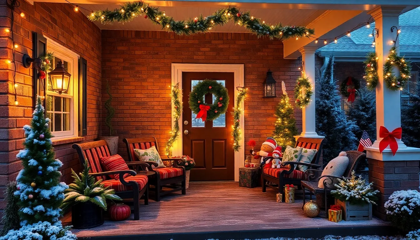 25 Stunning Front Porch Ideas for Christmas That'll Make Neighbors Jealous 14 25 Stunning Front Porch Ideas for Christmas That'll Make Neighbors Jealous 13