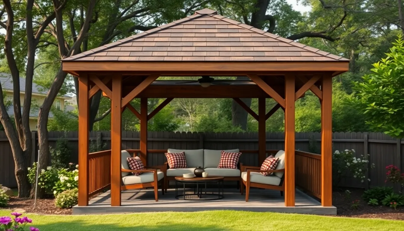25 Stunning Enclosed Backyard Gazebo Ideas to Transform Your Outdoor Space 14 25 Stunning Enclosed Backyard Gazebo Ideas to Transform Your Outdoor Space 13