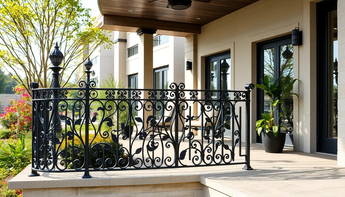 25 Stunning Metal Porch Railing Ideas to Transform Your Home's Curb Appeal 14 25 Stunning Metal Porch Railing Ideas to Transform Your Home's Curb Appeal 13