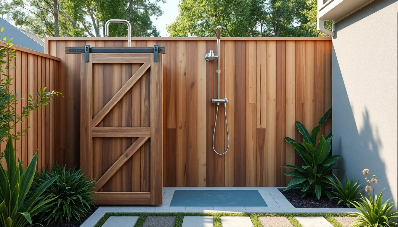 35+ Stunning Outdoor Pool Shower Ideas for Every Budget & Style (2025) 14 35+ Stunning Outdoor Pool Shower Ideas for Every Budget & Style (2025) 13