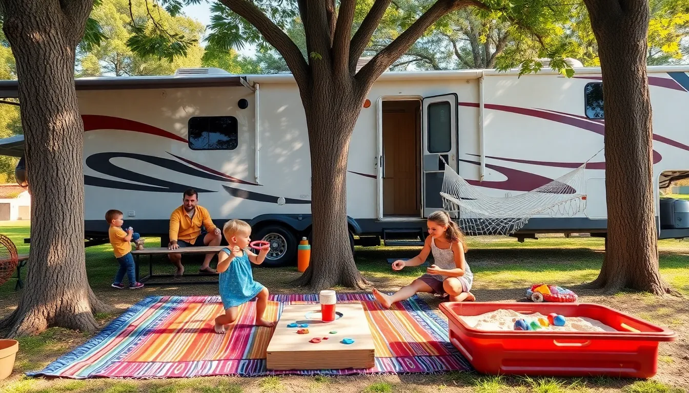 25 Genius Outdoor RV Patio Ideas That Transform Your Campsite Into Paradise 14 25 Genius Outdoor RV Patio Ideas That Transform Your Campsite Into Paradise 13