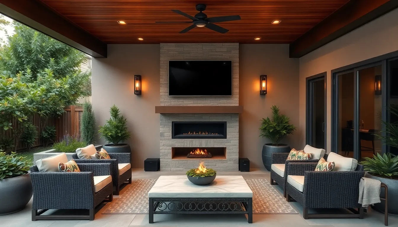 25 Outdoor TV Ideas That Will Transform Your Patio Design in 2025 14 25 Outdoor TV Ideas That Will Transform Your Patio Design in 2025 13