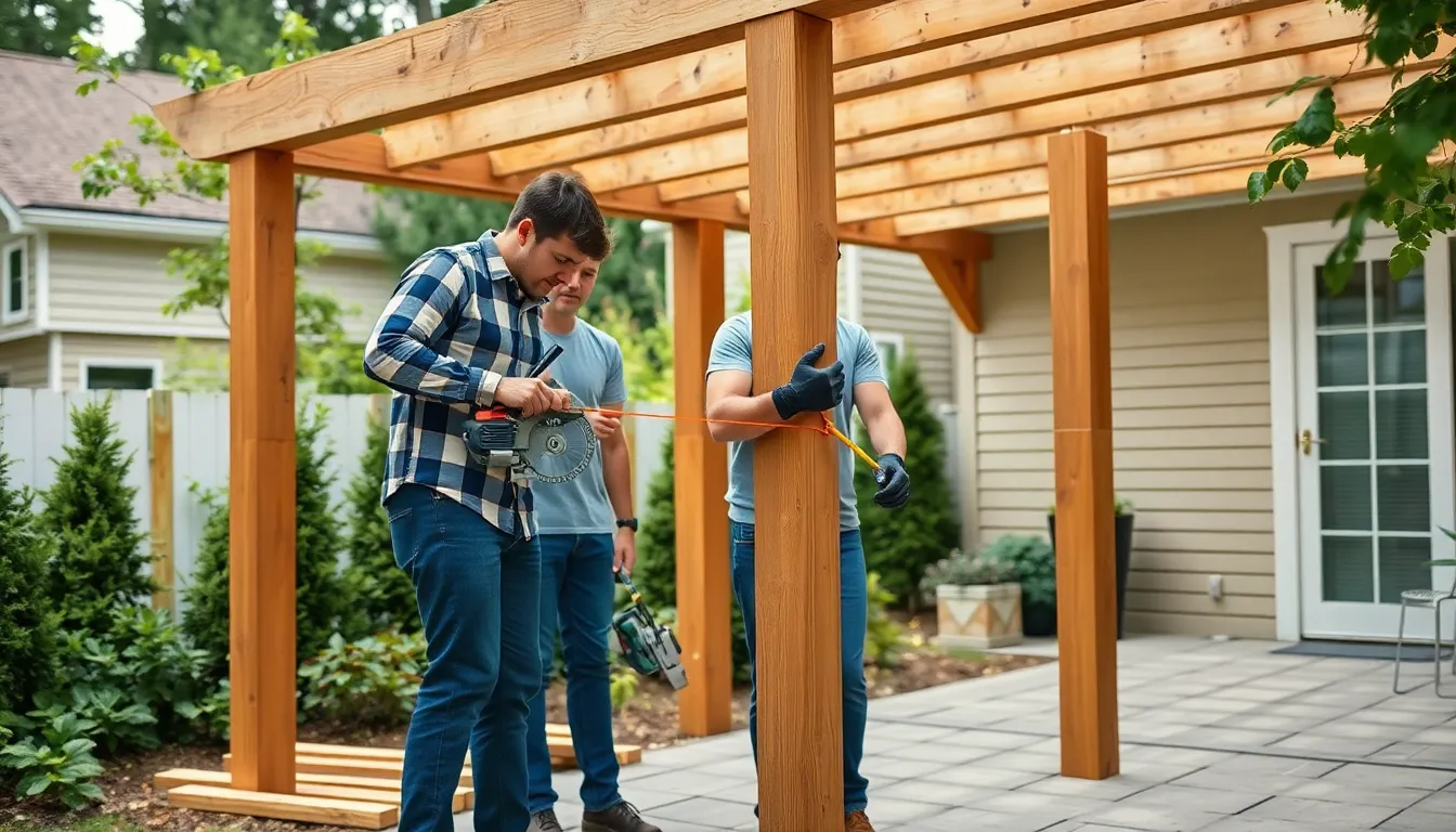 25 Stunning Patio Pergola Ideas Attached to House That Transform Your Backyard 14 25 Stunning Patio Pergola Ideas Attached to House That Transform Your Backyard 13