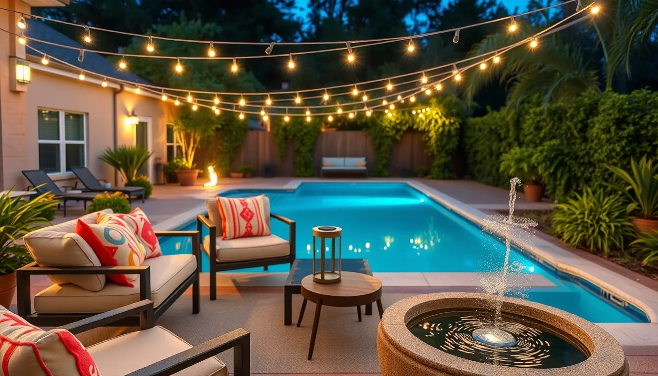 25 Stunning Pool Deck Seating Ideas to Transform Your Backyard Oasis 14 25 Stunning Pool Deck Seating Ideas to Transform Your Backyard Oasis 13