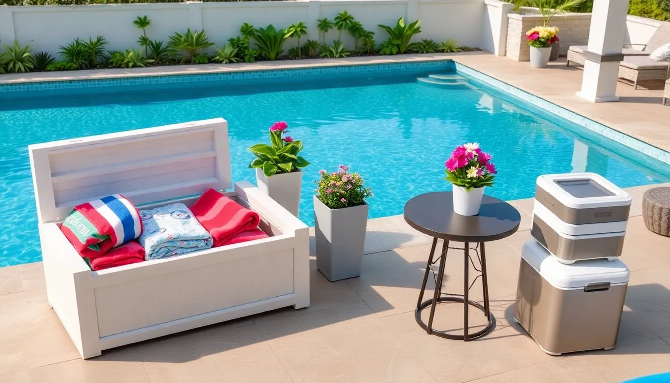 25 Stunning Pool Furniture Ideas & Decor to Transform Your Backyard Oasis 14 25 Stunning Pool Furniture Ideas & Decor to Transform Your Backyard Oasis 13