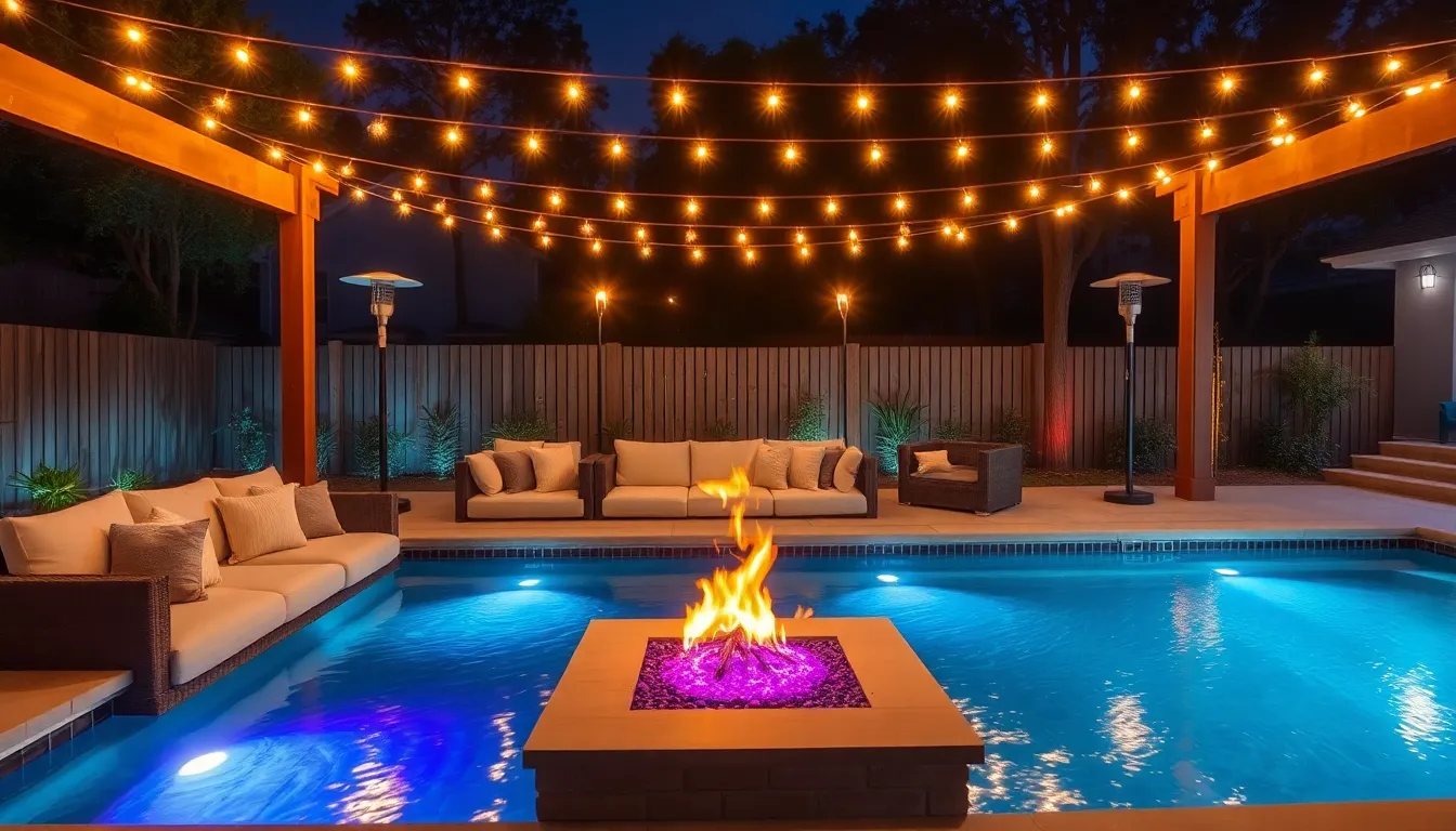 25 Stunning Pool Sitting Area Ideas to Transform Your Backyard Into a Resort 14 25 Stunning Pool Sitting Area Ideas to Transform Your Backyard Into a Resort 13