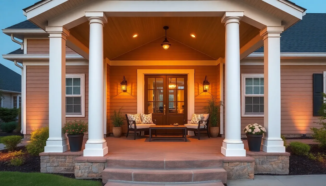 25 Stunning Ranch Style Front Porch Ideas to Transform Your Home's Curb Appeal 14 25 Stunning Ranch Style Front Porch Ideas to Transform Your Home's Curb Appeal 13