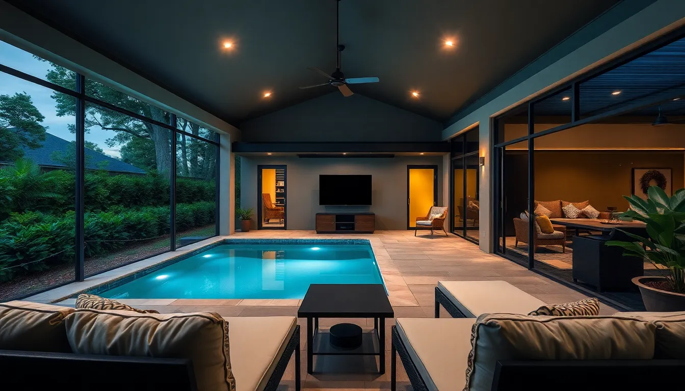 25 Stunning Screened Pool Patio Ideas to Transform Your Backyard Into a Paradise 14 25 Stunning Screened Pool Patio Ideas to Transform Your Backyard Into a Paradise 13