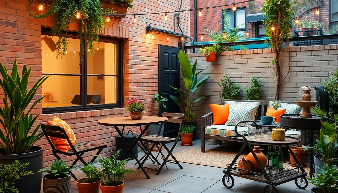 25 Small Patio Ideas for Townhouses That Maximize Every Square Foot 14 25 Small Patio Ideas for Townhouses That Maximize Every Square Foot 13