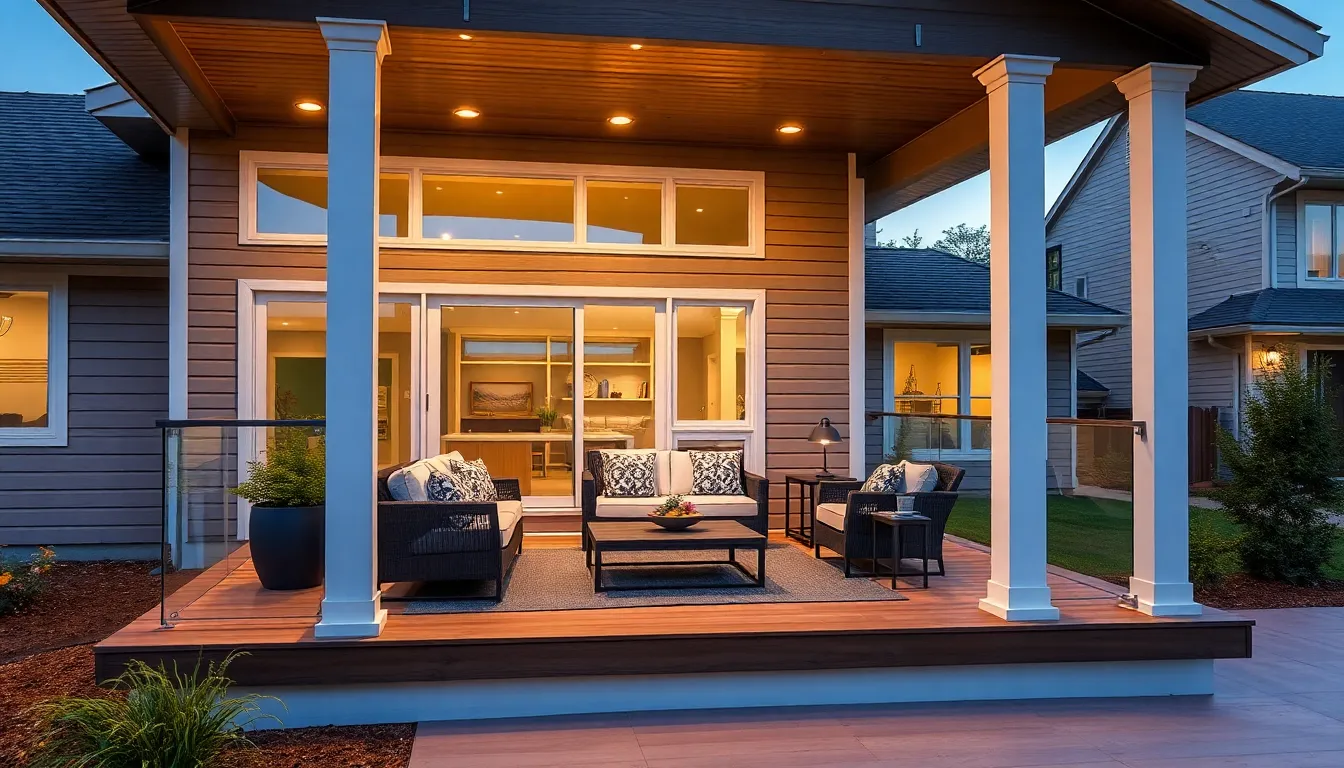 25 Stunning Trex Front Porch Ideas That'll Transform Your Home's Curb Appeal 14 25 Stunning Trex Front Porch Ideas That'll Transform Your Home's Curb Appeal 13