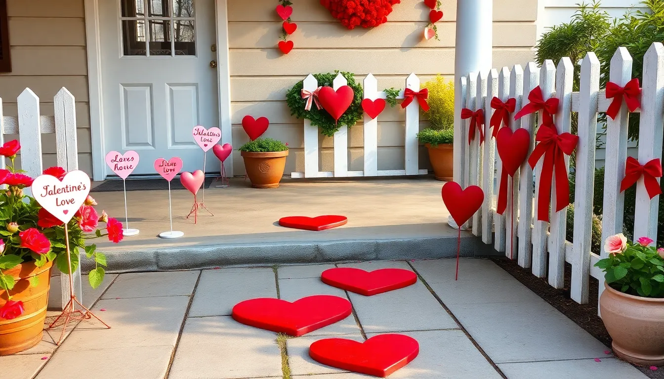 15 Valentine Porch Decorating Ideas to Make Your Front Door Irresistible 14 15 Valentine Porch Decorating Ideas to Make Your Front Door Irresistible 13