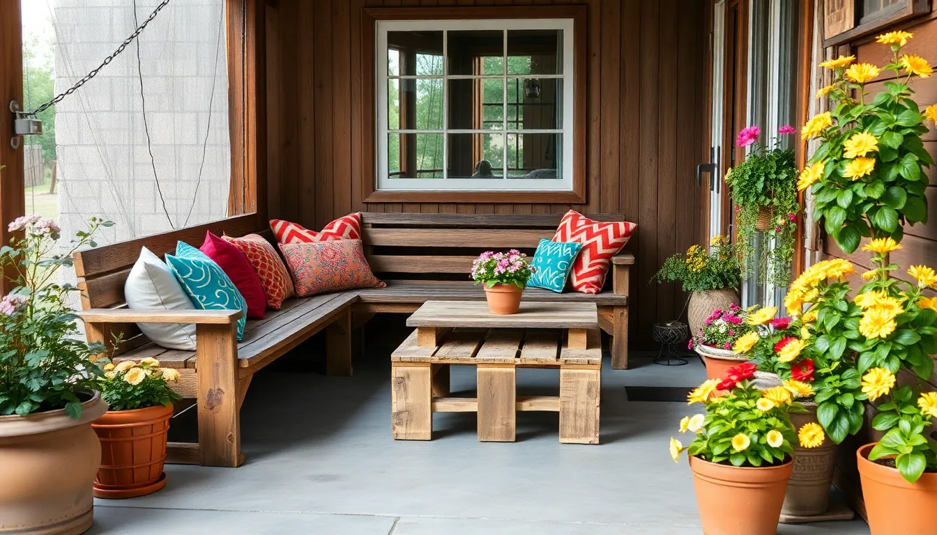 25 Back Porch Furniture Ideas to Transform Your Outdoor Space on Any Budget 16 25 Back Porch Furniture Ideas to Transform Your Outdoor Space on Any Budget 15