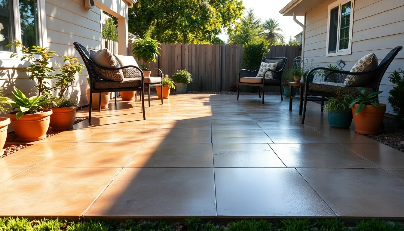 25 Stunning Backyard Cement Patio Ideas That Transform Your Outdoor Space 16 25 Stunning Backyard Cement Patio Ideas That Transform Your Outdoor Space 15