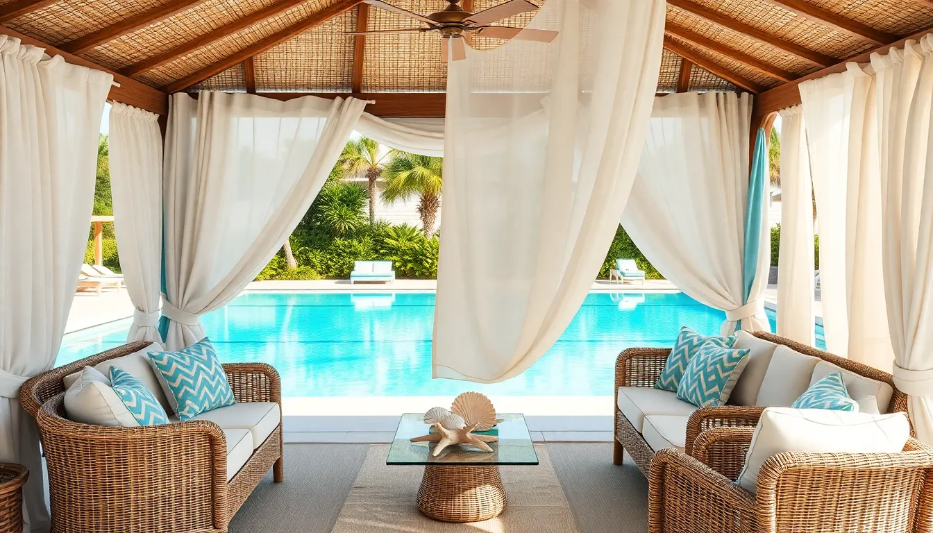 25 Stunning Poolside Cabana Ideas to Transform Your Backyard Into a Resort Oasis 16 25 Stunning Poolside Cabana Ideas to Transform Your Backyard Into a Resort Oasis 15