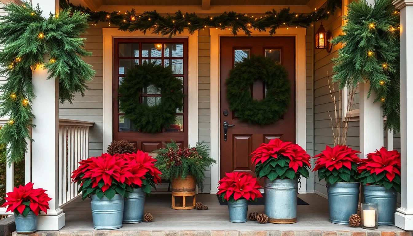 30 Rustic Front Porch Christmas Decor Ideas That'll Make Your Home the Talk of the Block 16 30 Rustic Front Porch Christmas Decor Ideas That'll Make Your Home the Talk of the Block 15