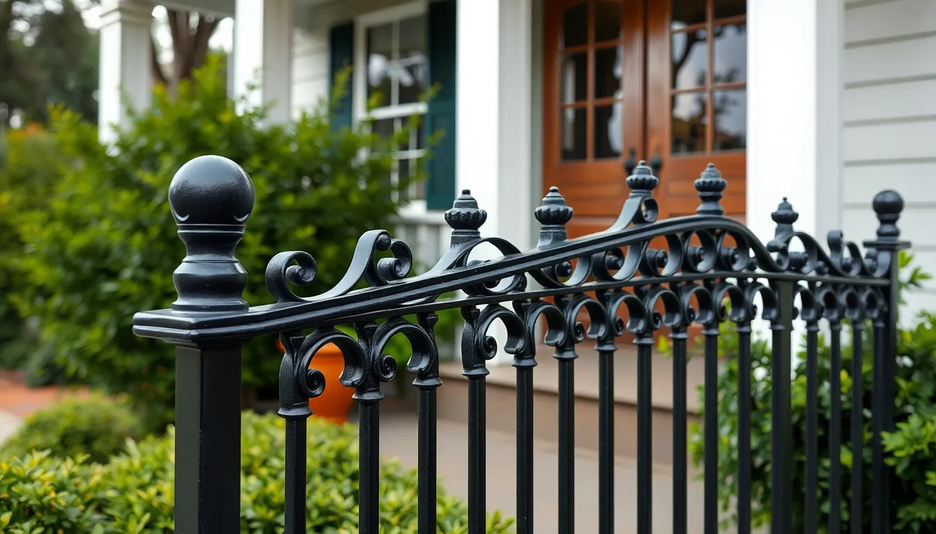 25 Stunning Iron Porch Railing Ideas to Transform Your Home's Curb Appeal 16 25 Stunning Iron Porch Railing Ideas to Transform Your Home's Curb Appeal 15