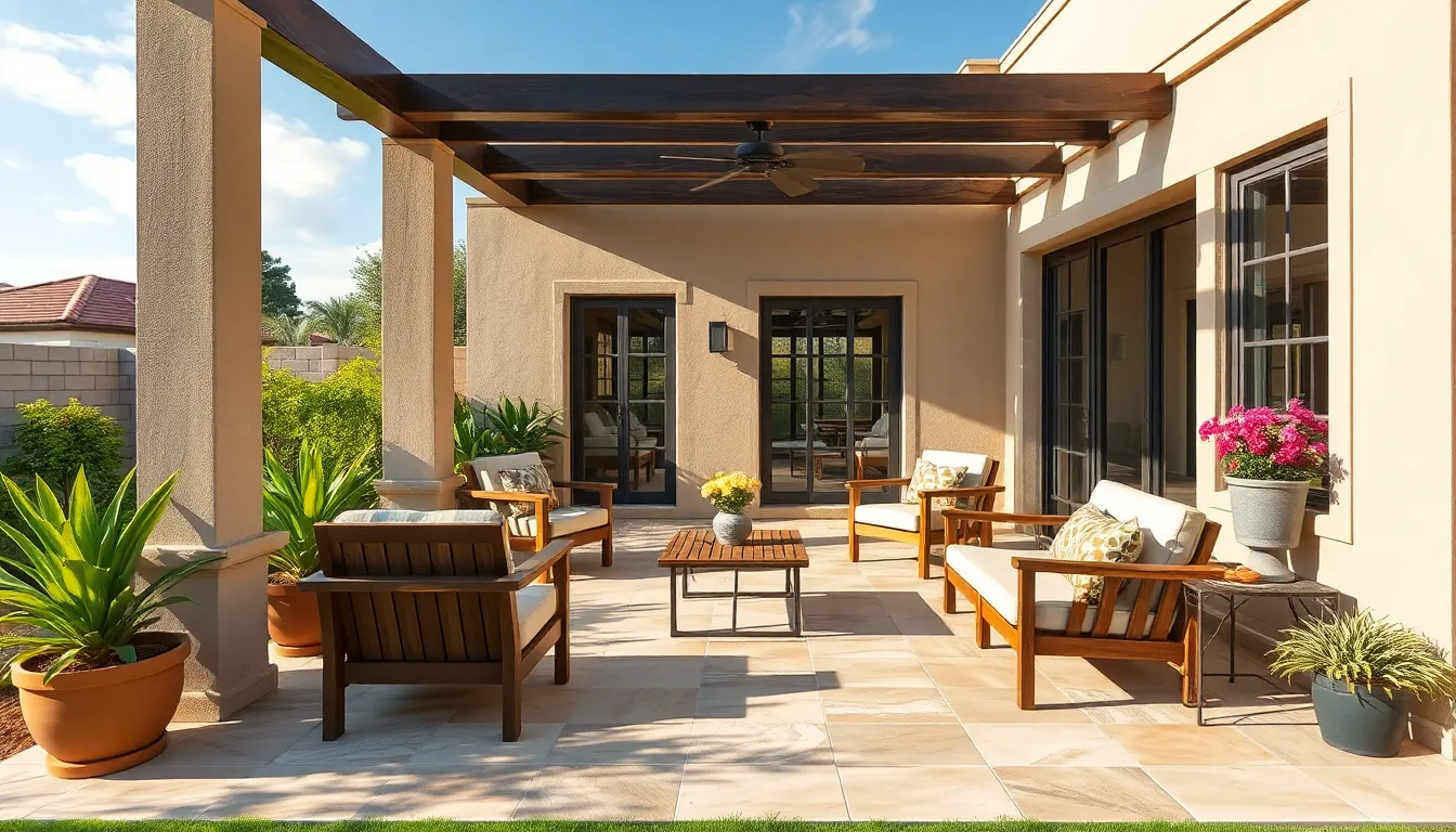 25 Stunning Outdoor Patio Tile Ideas to Transform Your Backyard Space 16 25 Stunning Outdoor Patio Tile Ideas to Transform Your Backyard Space 15