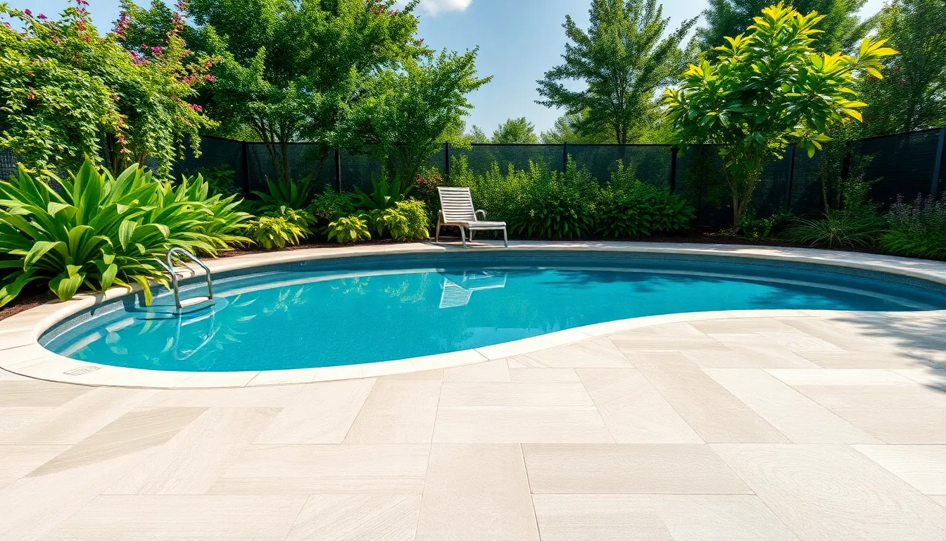 25 Stunning Oval Pool Deck Ideas to Transform Your Backyard in 2025 16 25 Stunning Oval Pool Deck Ideas to Transform Your Backyard in 2025 15