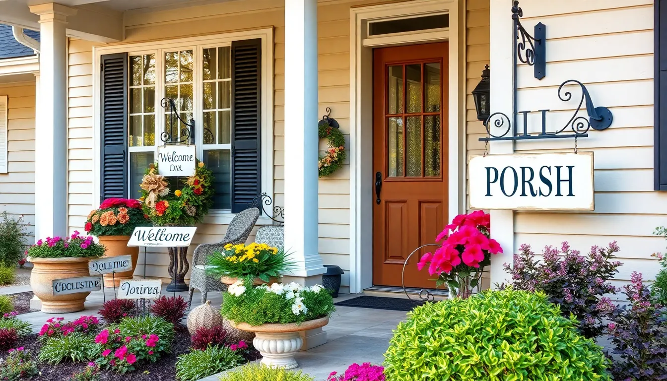 25 Porch Welcome Signs Ideas to Transform Your Front Door in 2025 16 25 Porch Welcome Signs Ideas to Transform Your Front Door in 2025 15