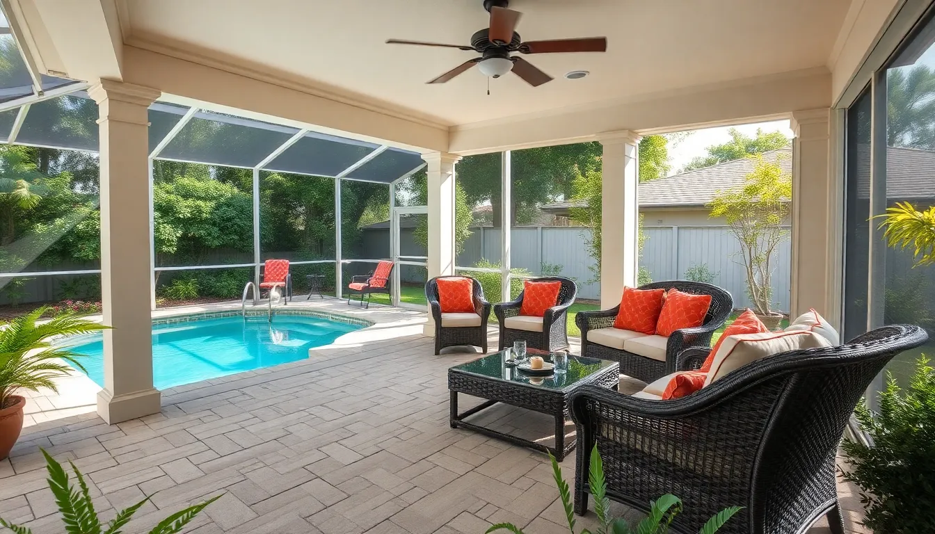 25 Stunning Screened Pool Patio Ideas to Transform Your Backyard Into a Paradise 16 25 Stunning Screened Pool Patio Ideas to Transform Your Backyard Into a Paradise 15