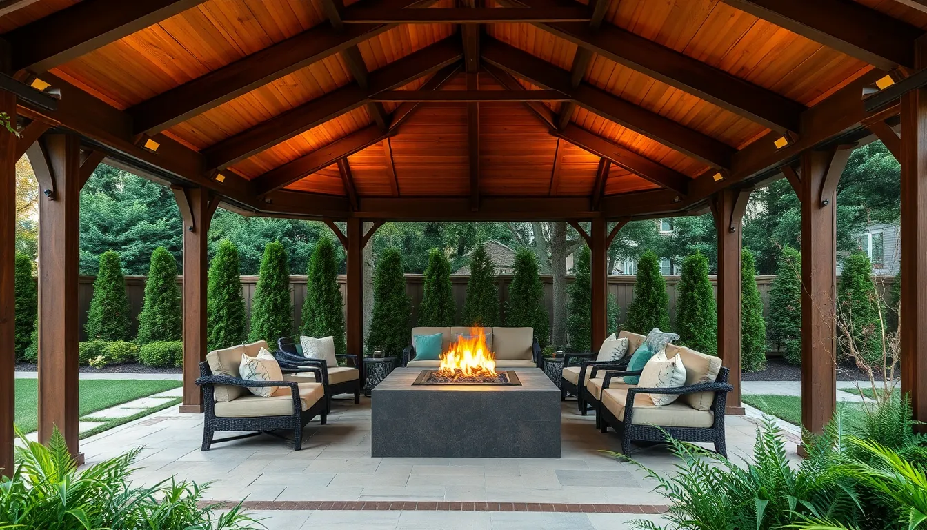 25 Stunning Screened Gazebo Ideas to Transform Your Backyard Into an Outdoor Oasis 15