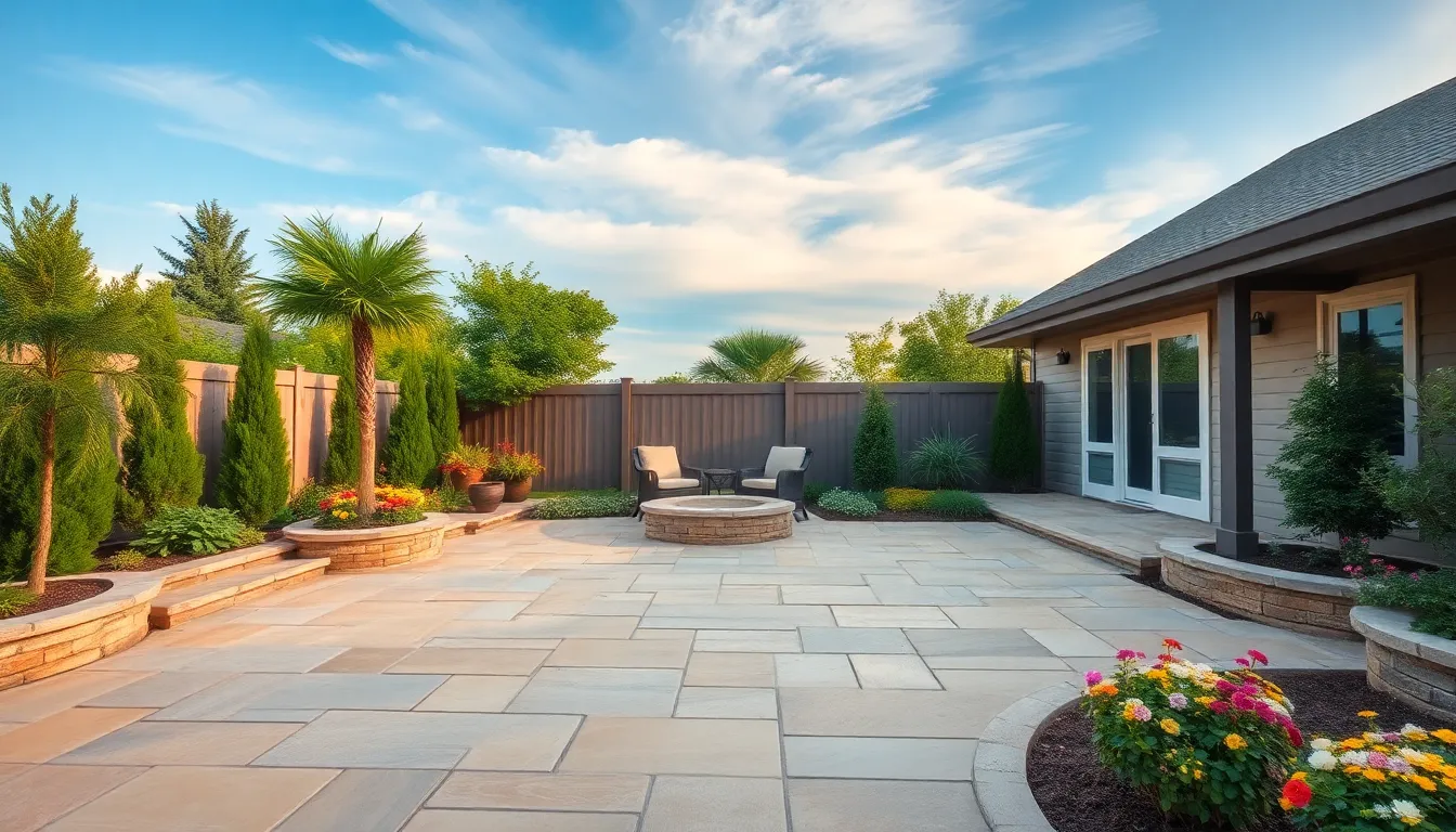 20 Stunning Stamped Concrete Patio Ideas That'll Transform Your Backyard on a Budget 15