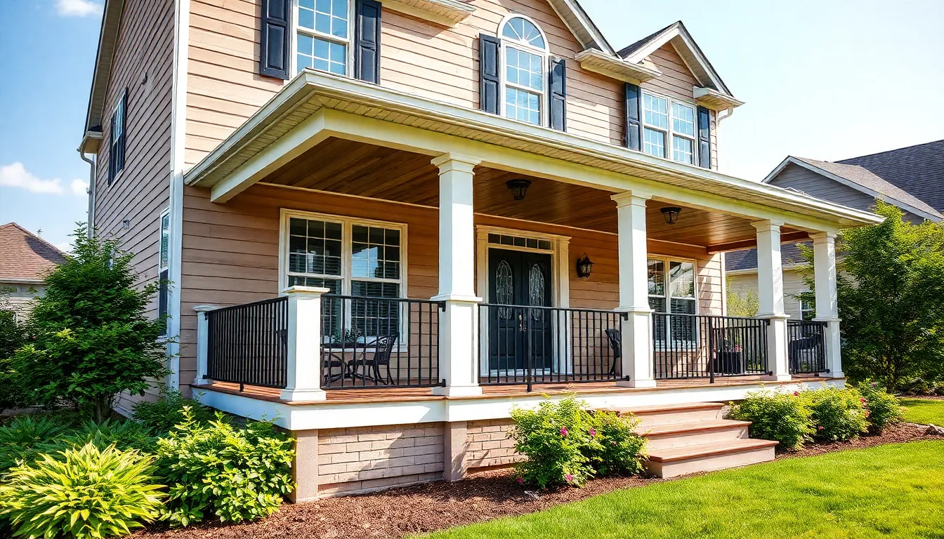 25 Stunning Trex Front Porch Ideas That'll Transform Your Home's Curb Appeal 16 25 Stunning Trex Front Porch Ideas That'll Transform Your Home's Curb Appeal 15