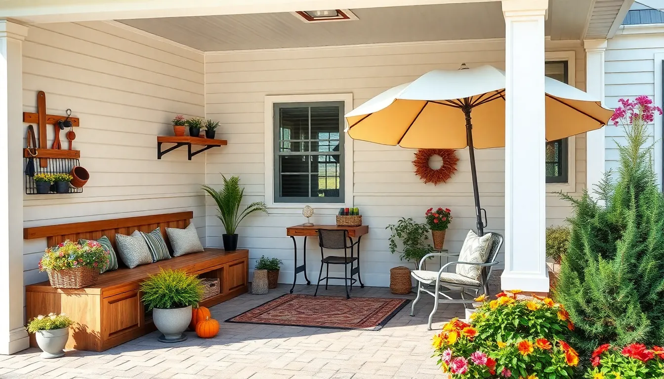 25 Stunning Uncovered Front Porch Ideas to Transform Your Entrance on Any Budget 16 25 Stunning Uncovered Front Porch Ideas to Transform Your Entrance on Any Budget 15