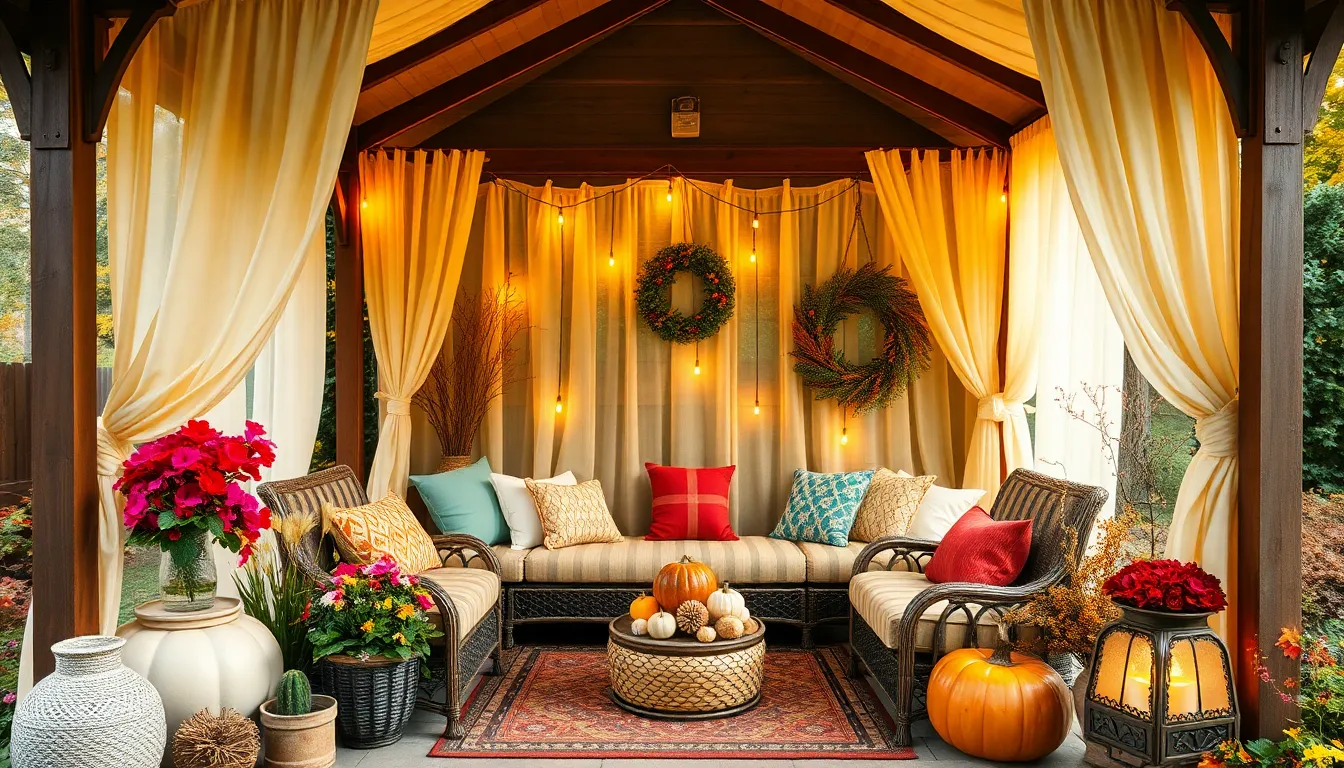 25 Stunning Enclosed Backyard Gazebo Ideas to Transform Your Outdoor Space 18 25 Stunning Enclosed Backyard Gazebo Ideas to Transform Your Outdoor Space 17