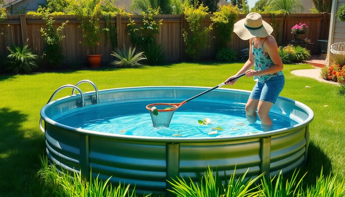 25 Creative Stock Tank Pool Ideas to Transform Your Backyard on a Budget 18 25 Creative Stock Tank Pool Ideas to Transform Your Backyard on a Budget 17
