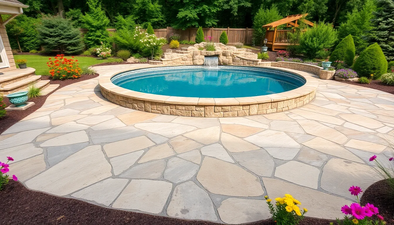 25 Above Ground Pool Patio Ideas That'll Transform Your Backyard (2025) 2 25 Above Ground Pool Patio Ideas That'll Transform Your Backyard (2025) 1