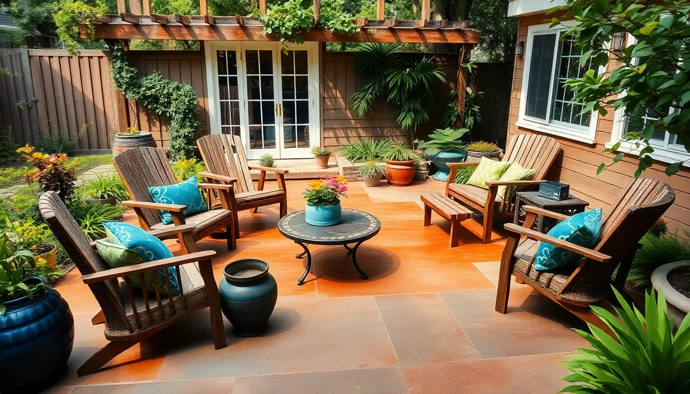 25 Stunning Backyard Cement Patio Ideas That Transform Your Outdoor Space 2 25 Stunning Backyard Cement Patio Ideas That Transform Your Outdoor Space 1