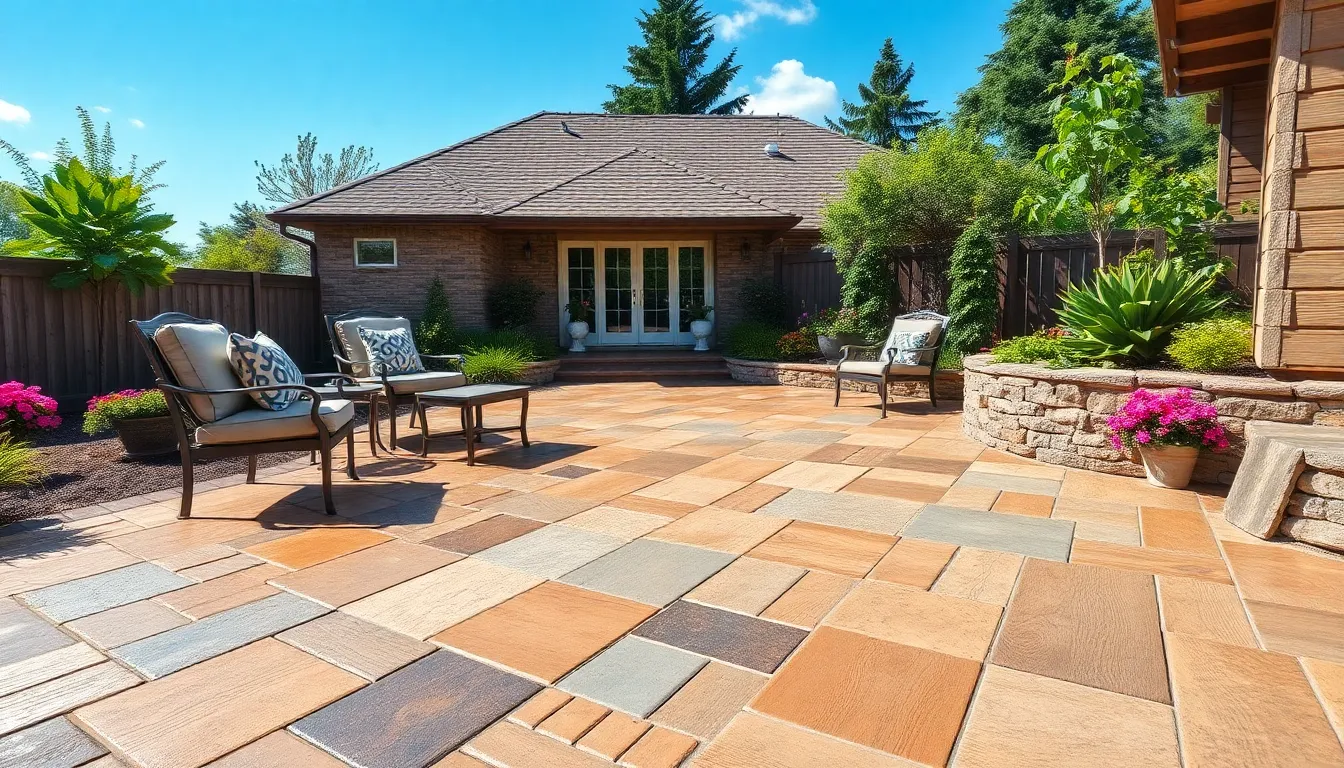 25 Stunning Concrete Patio Ideas with Steps to Transform Your Backyard 2 25 Stunning Concrete Patio Ideas with Steps to Transform Your Backyard 1