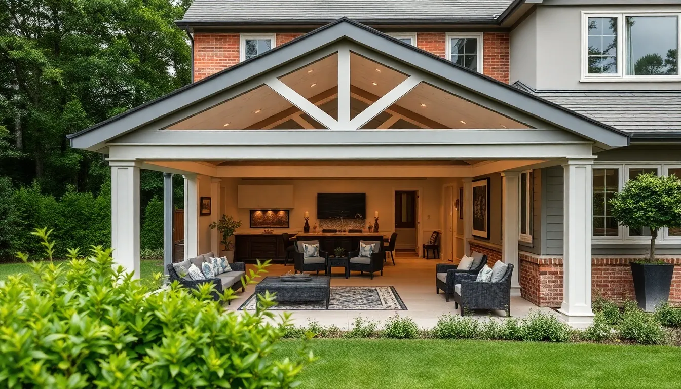 25 Stunning Covered Patio Ideas Attached to House (2025 Guide) 2 25 Stunning Covered Patio Ideas Attached to House (2025 Guide) 1