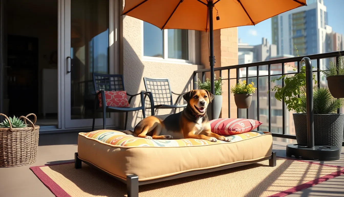 25 Genius Dog Patio Ideas for Your Apartment Balcony (Small Space Solutions!) 2 25 Genius Dog Patio Ideas for Your Apartment Balcony (Small Space Solutions!) 1