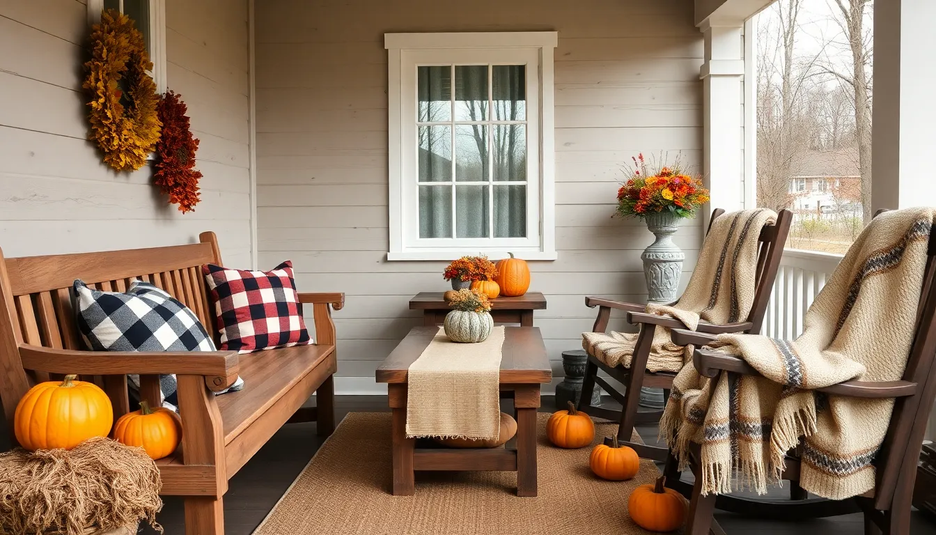30+ Fall Front Porch Decor Ideas Farmhouse Style (Budget-Friendly!) 2 30+ Fall Front Porch Decor Ideas Farmhouse Style (Budget-Friendly!) 1