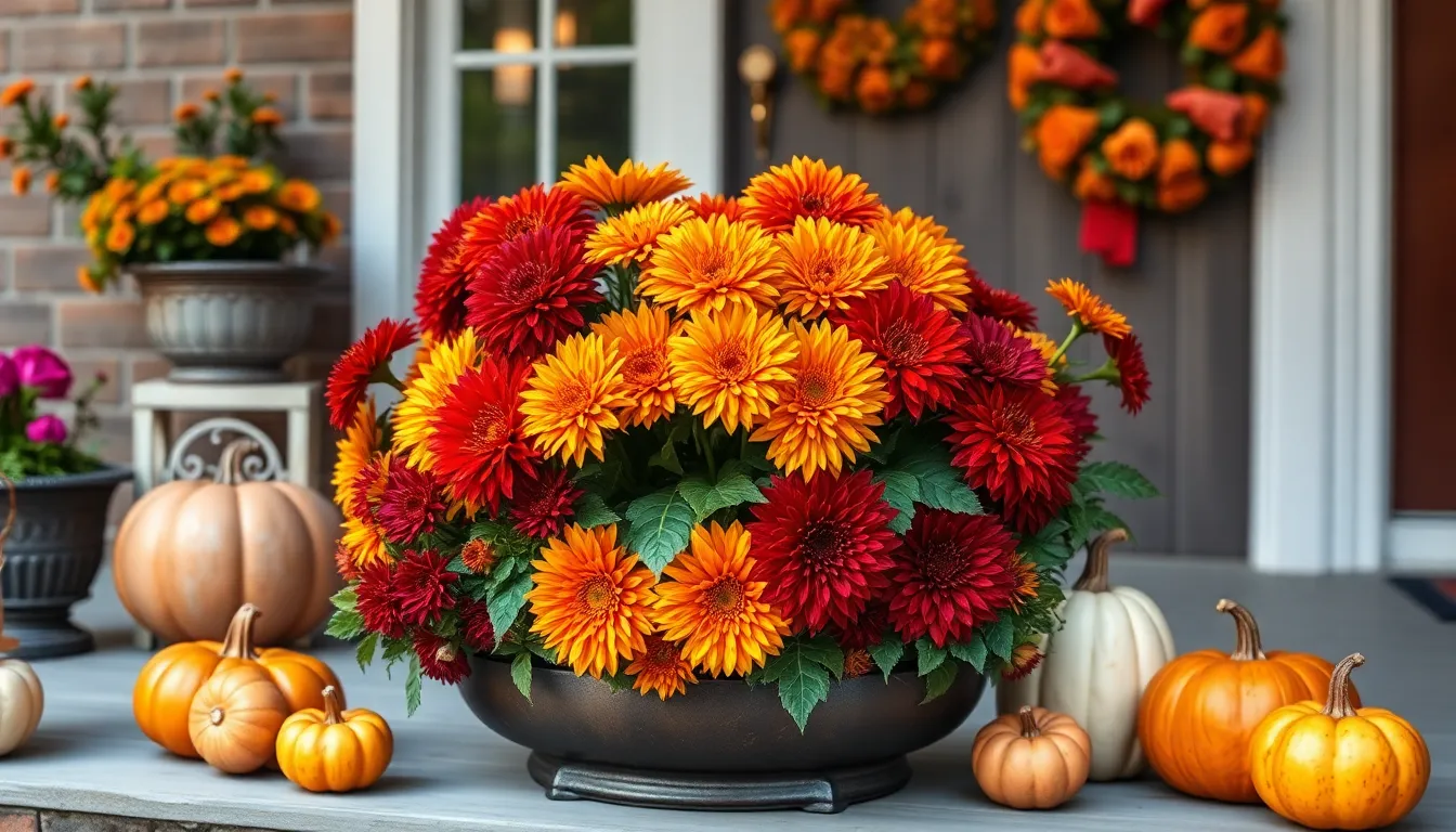 25 Stunning Fall Porch Planter Ideas That Will Transform Your Home's Curb Appeal 2 25 Stunning Fall Porch Planter Ideas That Will Transform Your Home's Curb Appeal 1