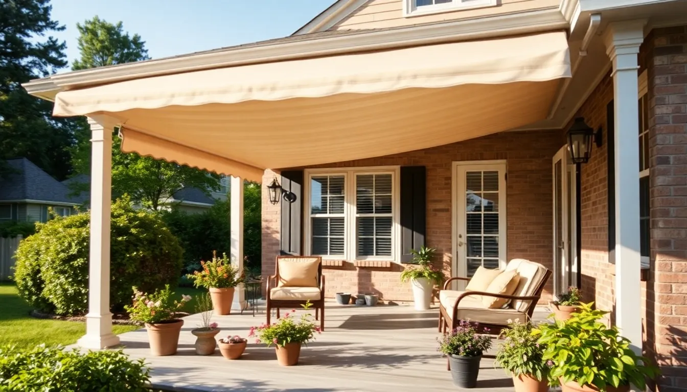 25 Stunning Front Porch Awning Ideas to Transform Your Home's Curb Appeal 2 25 Stunning Front Porch Awning Ideas to Transform Your Home's Curb Appeal 1