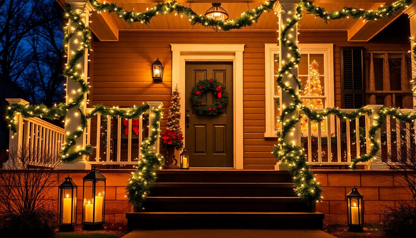 25 Stunning Front Porch Ideas for Christmas That'll Make Neighbors Jealous 2 25 Stunning Front Porch Ideas for Christmas That'll Make Neighbors Jealous 1