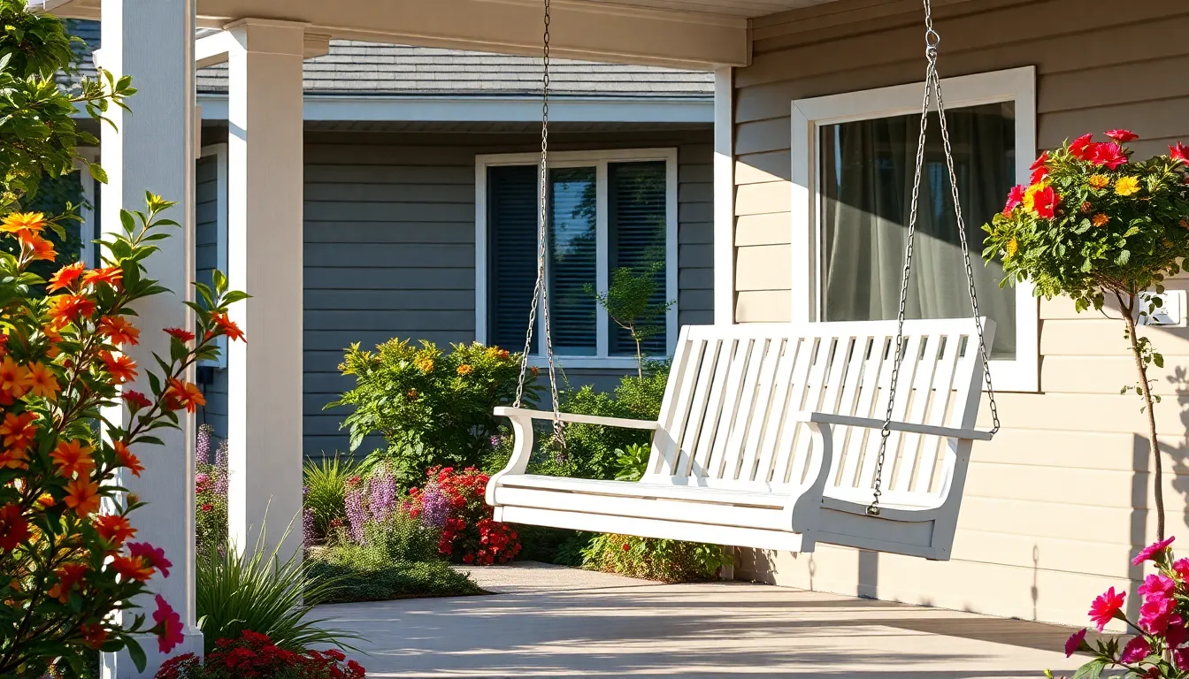 25 Stunning Front Porch Swing Ideas to Transform Your Home's Curb Appeal 2 25 Stunning Front Porch Swing Ideas to Transform Your Home's Curb Appeal 1