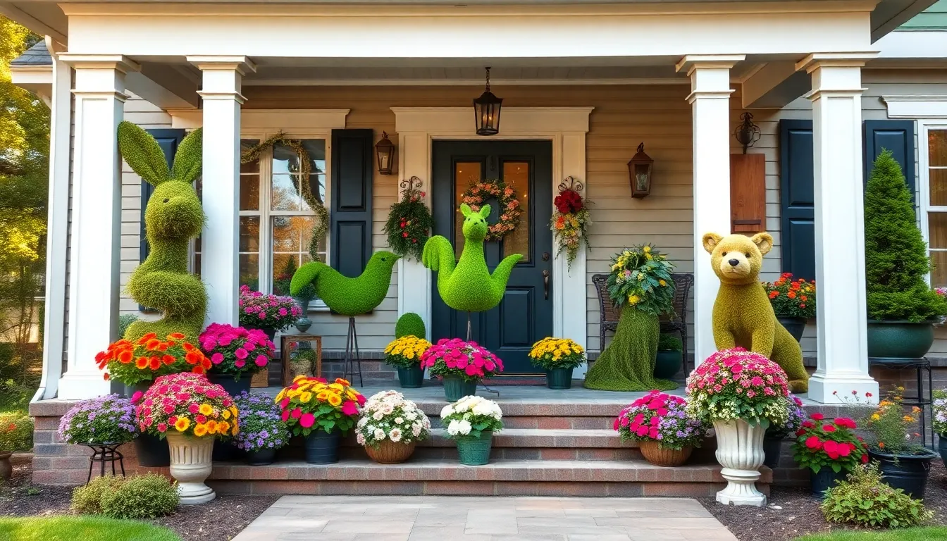 25 Stunning Front Porch Topiary Ideas to Transform Your Home's Curb Appeal 2 25 Stunning Front Porch Topiary Ideas to Transform Your Home's Curb Appeal 1