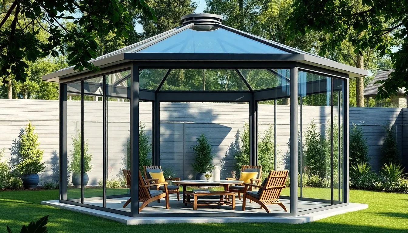 25 Stunning Enclosed Backyard Gazebo Ideas to Transform Your Outdoor Space 2 25 Stunning Enclosed Backyard Gazebo Ideas to Transform Your Outdoor Space 1