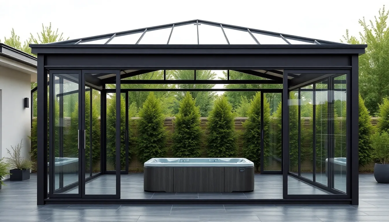25 Stunning Hot Tub Gazebo Ideas That Will Transform Your Backyard Into a Spa Oasis 2 25 Stunning Hot Tub Gazebo Ideas That Will Transform Your Backyard Into a Spa Oasis 1