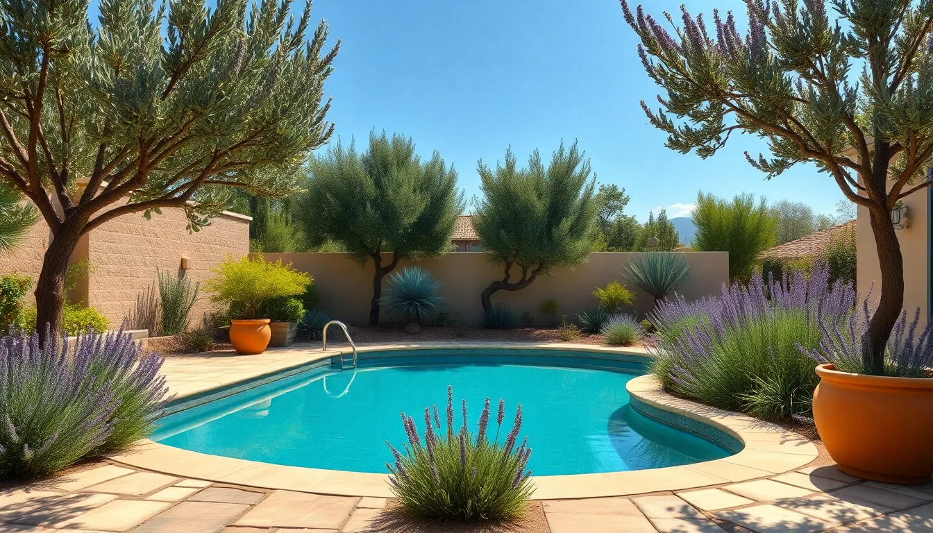 50 Stunning Landscape Ideas Around Pool to Transform Your Backyard Oasis 2 50 Stunning Landscape Ideas Around Pool to Transform Your Backyard Oasis 1