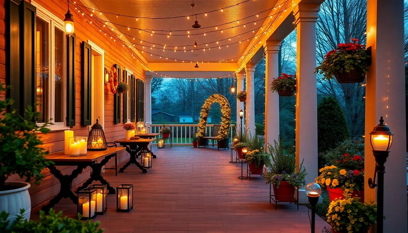 25 Long Front Porch Decorating Ideas That Transform Your Space Into a Stunning Oasis 1