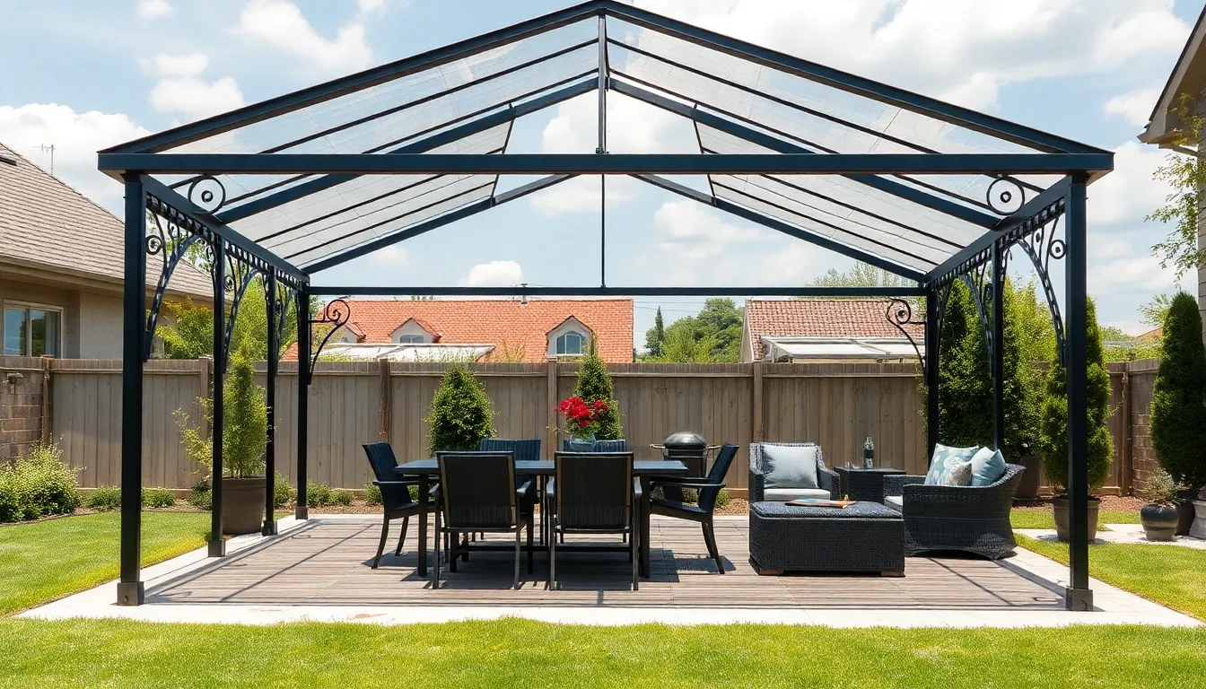 15 Stunning Metal Gazebo Ideas to Transform Your Backyard Outdoor Space 2 15 Stunning Metal Gazebo Ideas to Transform Your Backyard Outdoor Space 1